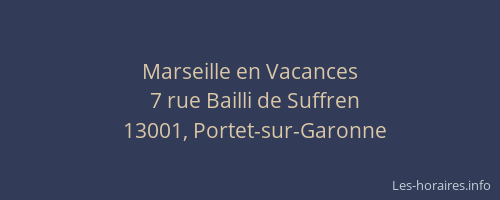 Marseille en Vacances