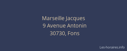 Marseille Jacques