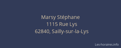 Marsy St&eacute;phane