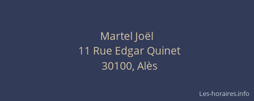 Martel Jo&euml;l