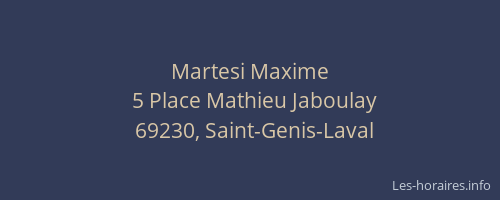 Martesi Maxime