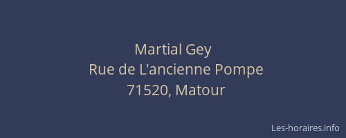 Martial Gey