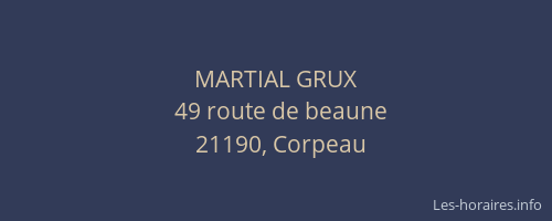 MARTIAL GRUX