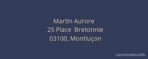 Martin Aurore