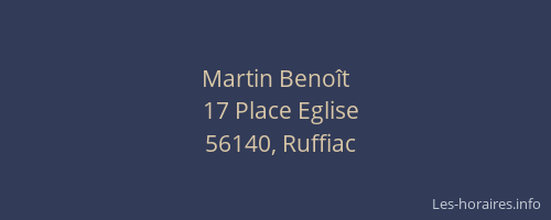 Martin Benoît