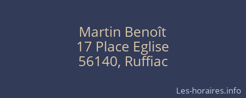 Martin Benoît