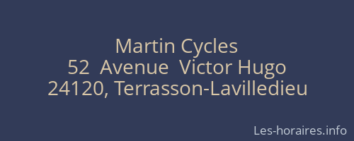 Martin Cycles