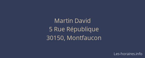 Martin David