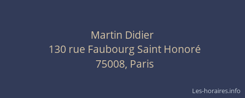 Martin Didier