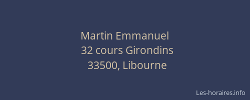 Martin Emmanuel