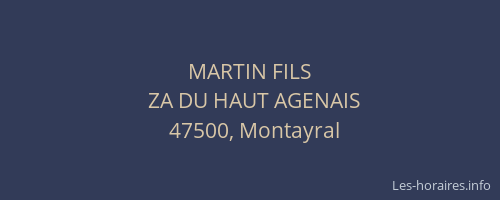 MARTIN FILS