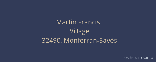Martin Francis