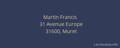 Martin Francis