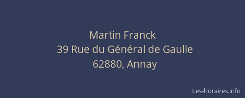 Martin Franck