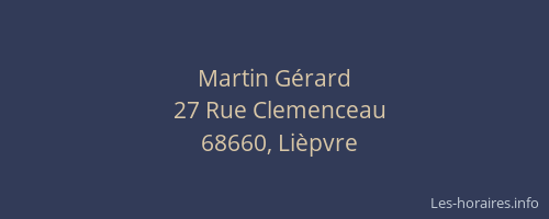 Martin Gérard