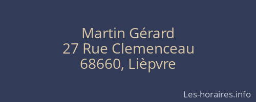 Martin Gérard