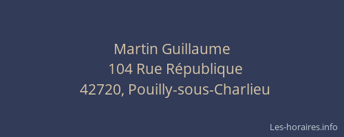 Martin Guillaume