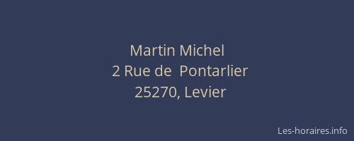 Martin Michel