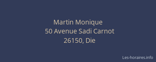 Martin Monique