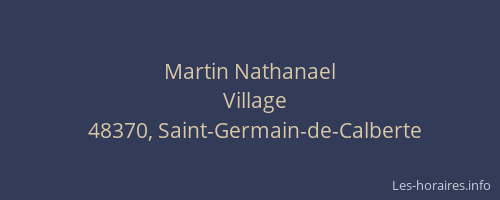 Martin Nathanael