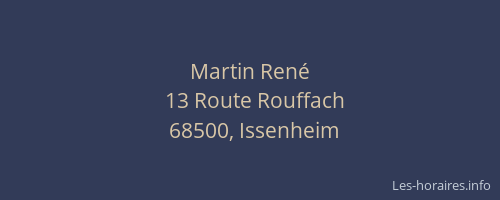 Martin René