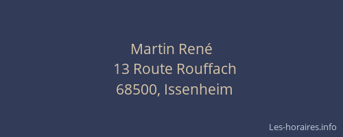 Martin Ren&eacute;