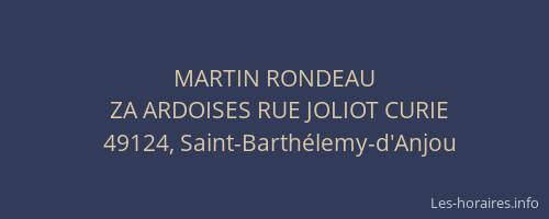 MARTIN RONDEAU
