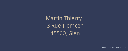 Martin Thierry