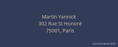 Martin Yannick