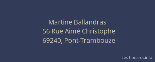 Martine Ballandras