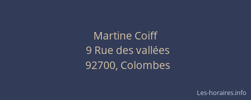 Martine Coiff