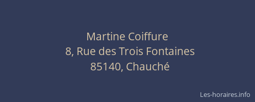 Martine Coiffure