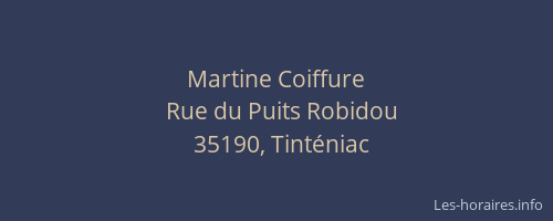 Martine Coiffure