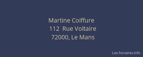 Martine Coiffure