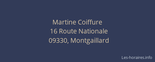 Martine Coiffure