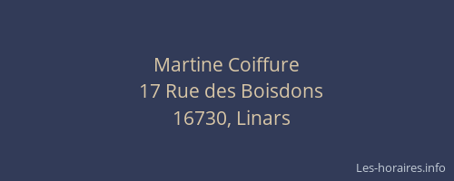 Martine Coiffure