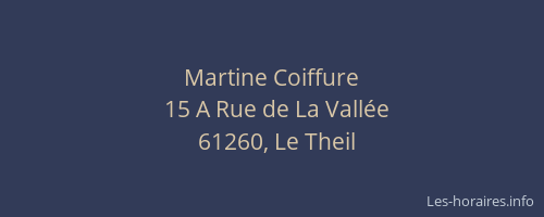 Martine Coiffure