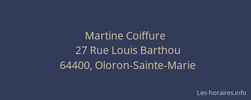 Martine Coiffure