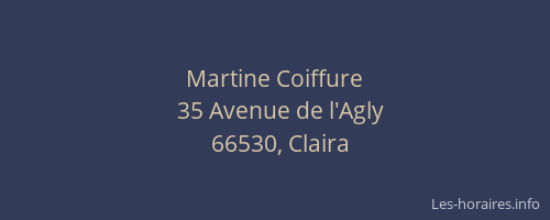 Martine Coiffure