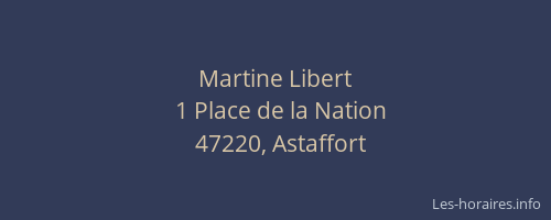 Martine Libert