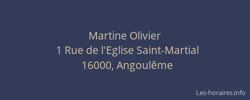Martine Olivier