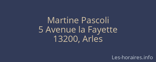 Martine Pascoli