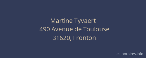 Martine Tyvaert