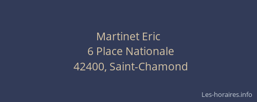 Martinet Eric