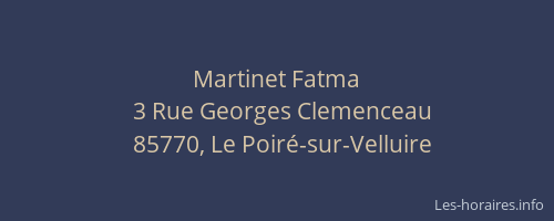 Martinet Fatma
