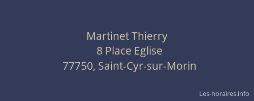 Martinet Thierry