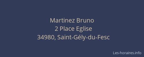 Martinez Bruno