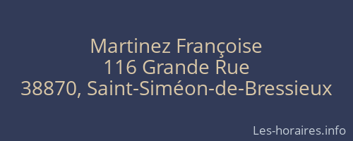 Martinez Françoise
