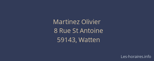 Martinez Olivier