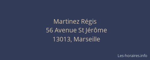 Martinez Régis